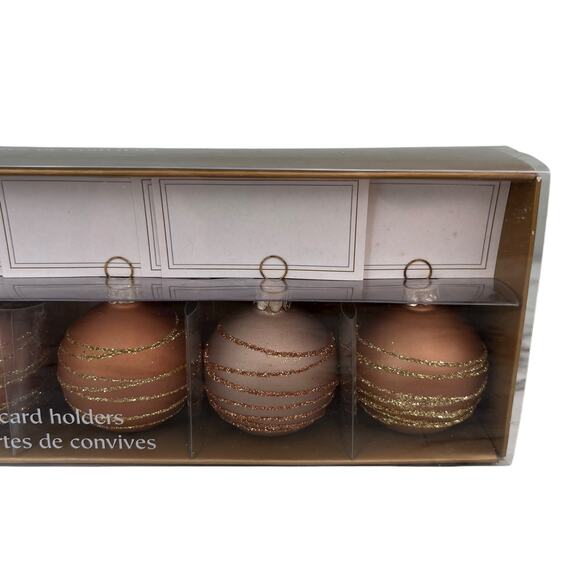 Pier 1 Imports Holiday Table Decor Set of 6 Place Card Holders New - Picture 11 of 16